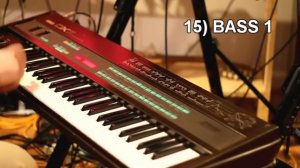 Yamaha DX7 - the 32 classic factory patches