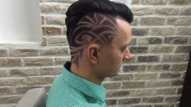 мужская стрижка с узорами / Минск/ мужской канал/ wahl/ до после смотреть онлайн