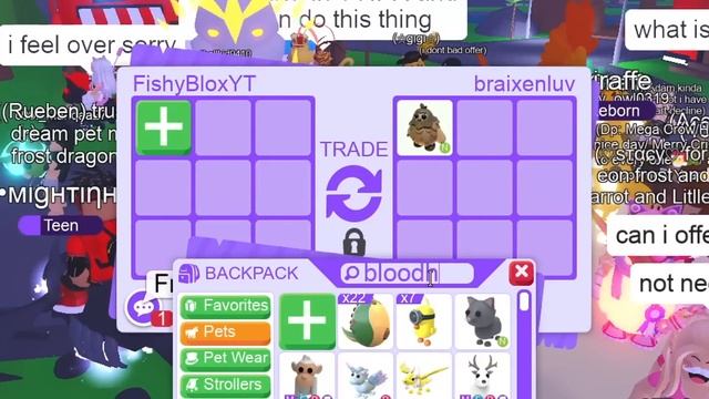 Trading 9 NEW BLOODHOUNDS in Adopt Me! смотреть онлайн