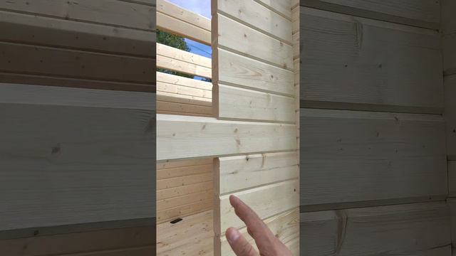 Хоз Блок из мини бруса 
собирается 1день