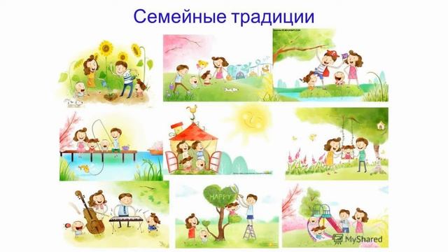 Рисование. Тема: Традиции моей семьи. смотреть онлайн