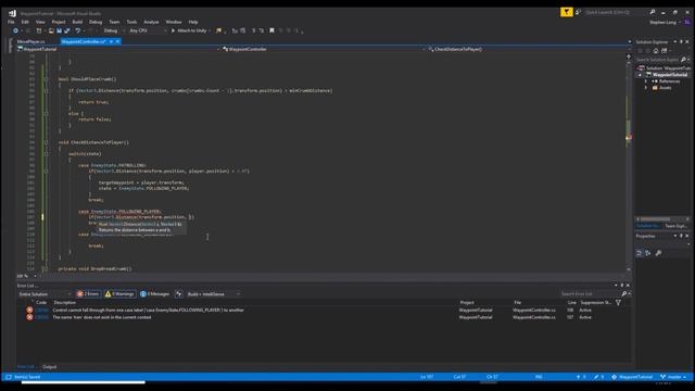 Unity Basic AI Tutorial - Breadcrumb AI смотреть онлайн