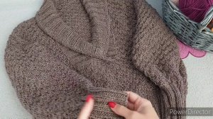 ДЖЕМПЕР С ШАЛЕВЫМ ВОРОТОМ