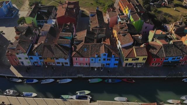 Burano | Most Colourful Island | 4K Drone Footage
