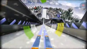 Прыжки на лыжах с трамплина, с 5-10 этапы!