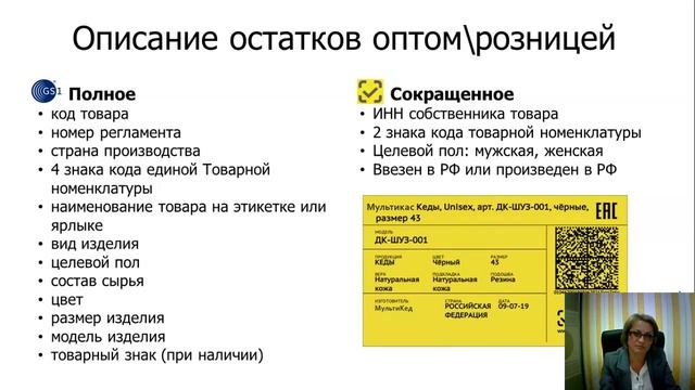 Маркировка обуви