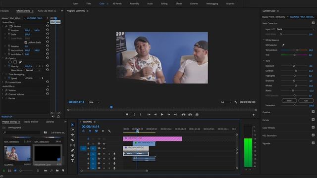 Как клонировать себя на видео - эффект двойника в Premiere Pro | Уроки Adobe Premiere Pro CC 2017