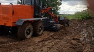 Автогрейдер повышенной проходимости на базе УРАЛ ГС-14.20П (полный привод)