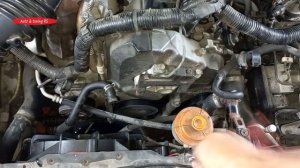 Removing the Radiator Cooling Fan Assembly of Suzuki Grand Vitara