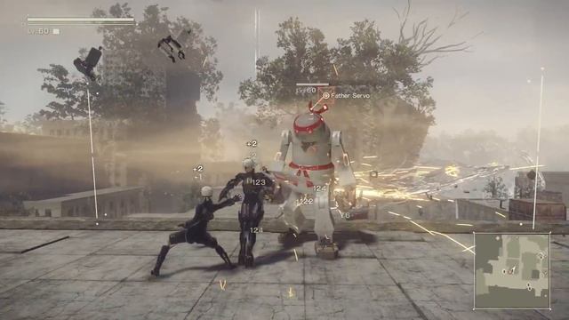 Nier Automata - Father Servo Final Form Boss Fight (Secret Ultimate Boss) смотреть онлайн