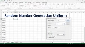 Random Number Generation |Uniform | excel | excel random number generator no repeats