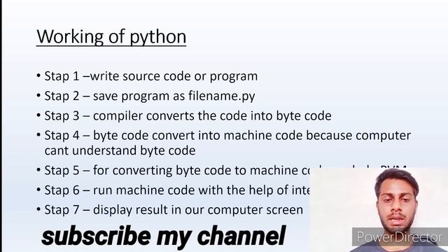 Python Tutorial For Beginners In Hindi || complete course || core python part - 1, what is byte cod