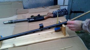 МР-155 Чистка и смазка ружья правильно и дешево. MP-155 The budget cleaning shotgun.