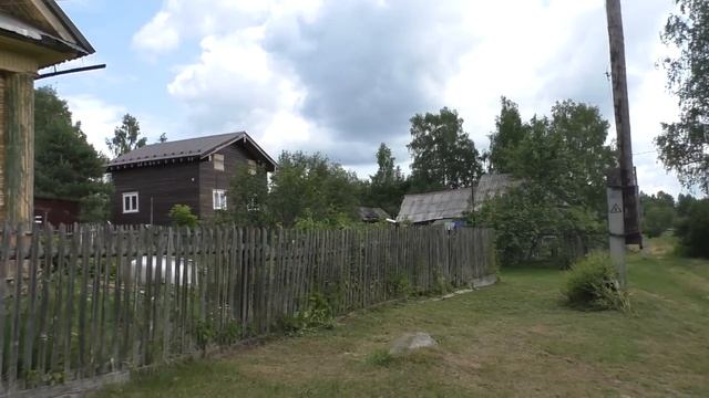 Красивая деревня в глубинке России.