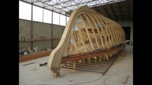 Строительство яхты из красного дерева (Custom yacht building from redwood)