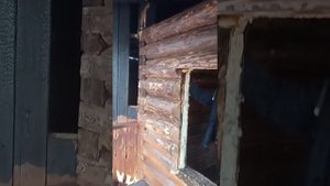 Ремонт бани после пожара.