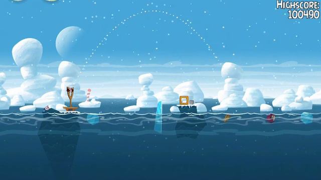 Arctic Eggspedition 1-5 | Score 101020 | Angry Birds Seasons смотреть онлайн