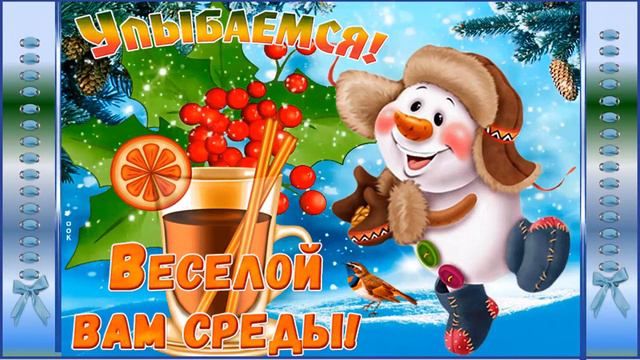 Улыбаемся, веселой зимней Вам среды!!! Монтаж ролика Ольги Саловой