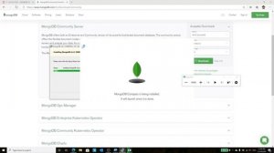 Video for Downloading MongoDb and Importing climatetwitter