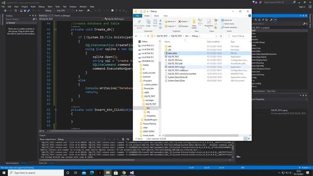 C# SQLite insert, update, delete data | Source Code смотреть онлайн