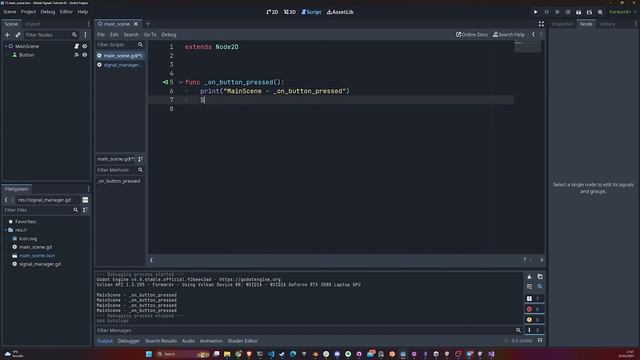 Global Signals and Autoloading (Godot 4.0 Tutorial for Beginners)