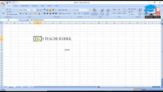Office 2007 | Font | Font-size | Bold | Italic | Underline | Class-01| Online Tutor Ruhul смотреть онлайн