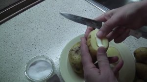 Картошка запечённая в микроволновке СВЧ