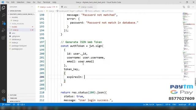 Generate JSON Web Token - MERN Hiring Challege - Hindi смотреть онлайн