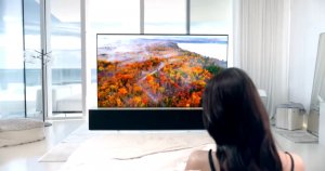 Сворачиваемый телевизор LG Signature OLED TV R