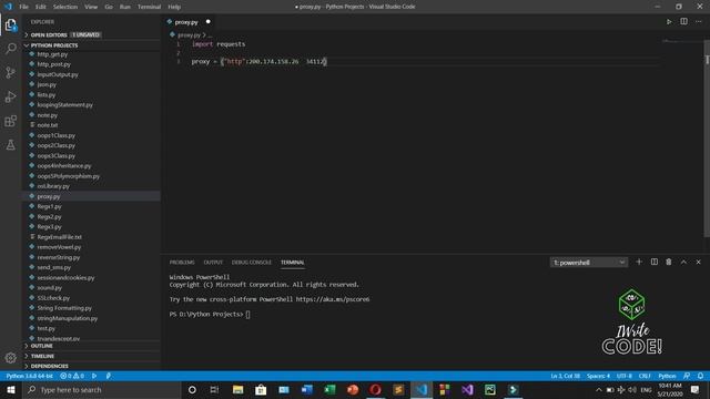 HTTP Interaction - Custom Proxy Python Script