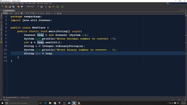 JavaCoding : Converting Decimal To Binary and Binary to Decimal.