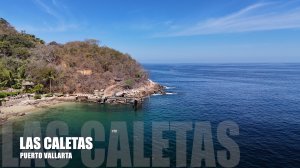 Stunning Aerial Flyover: Las Caletas Shoreline, Nuevo Vallarta!