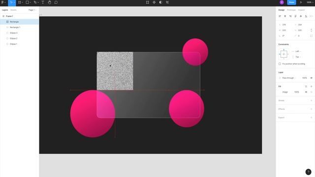 Как сделать эффект стекла в Figma смотреть онлайн