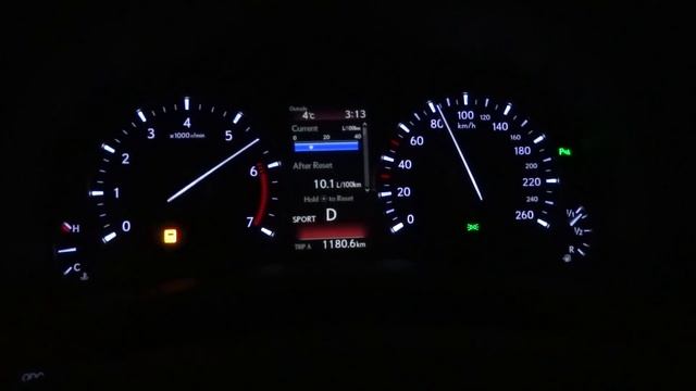 2016 Lexus GS 200t Acceleration Test 0-100 km/h 0-60 mph (on wet!) смотреть онлайн