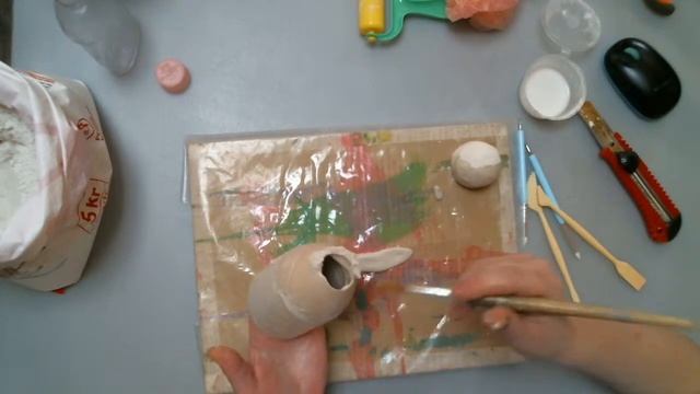 Баба Яга, из гипса. смотреть онлайн