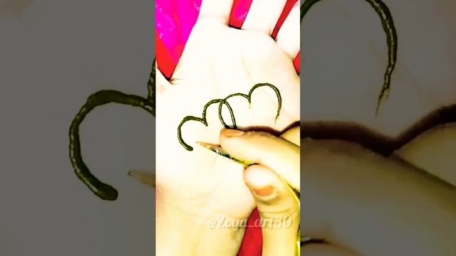 Love mehndi tattoo design||Heart mehndi tattoo design ❤️#art #love #ytshorts #viral #shorts