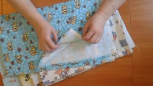 Как правильно сшить Пеленки для новорожденного