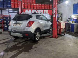 Замена масла в АКПП Opel Mokka GM 6t40