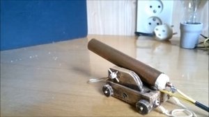 САМОДЕЛЬНАЯ ПУШКА ВСЁ ТАКИ ОНА БАБАХНУЛА Электрическая пушка Продолжение