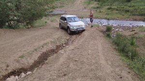 1  Поездка на Угам 2019г  Диагональное вывешивание Toyota RAV4 II