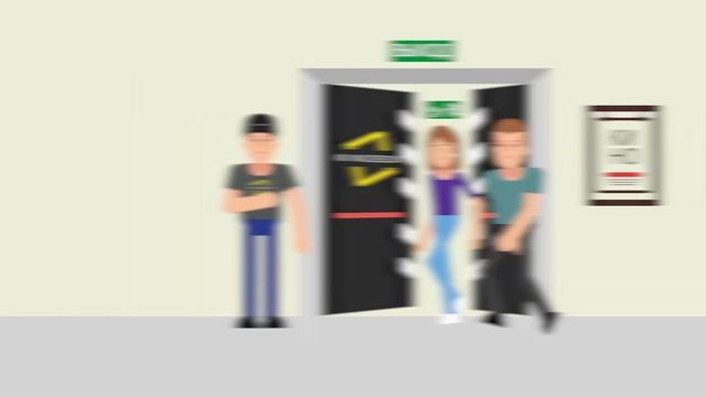 Анимационное видео о мерах противопожарной безопасности в кинотеатре.