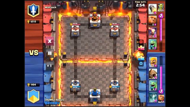 Clash Royale (Arena 4 / P.E.K.K.A's Pay House /3 Crown Attack strategy with Inferno) смотреть онлайн
