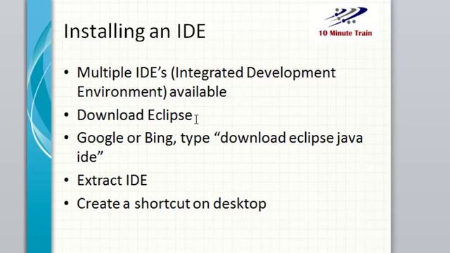 Java Tutorial 1: Install Java and IDE (Eclipse) смотреть онлайн