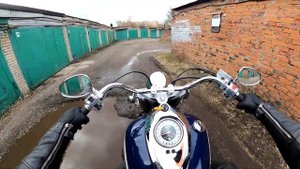 Yamaha XV1600 RoadStar стоковый выхлоп