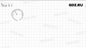 Упр 2.1 - Физика 9 класс Пёрышкин