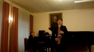 М. Глинка. "Фуга". Исполняет Торосян Андраник (саксофон).