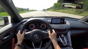 Дорожный тест драйв 2021 ACURA TLX A SPEC | Test drive 2021 ACURA TLX A SPEC