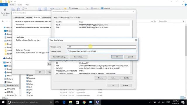 How to set path and classpath variables for java смотреть онлайн