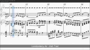 Londonderry Air - Irish Trad - Level 4 Metronome + Piano Accompany