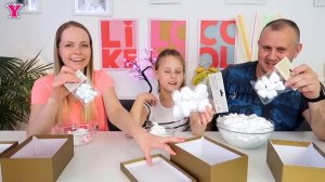 БОЛЬШОЕ Среднее и маленькое Слайм Челлендж # 2 / Чао Юля